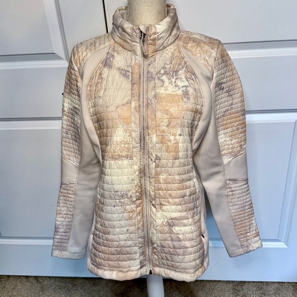 CALIA by Carrie Underwood Jackets & Blazers - Carrie Underwood Marble XL Full Zip Hybrid Jacket Tan Active Calia Stretch A